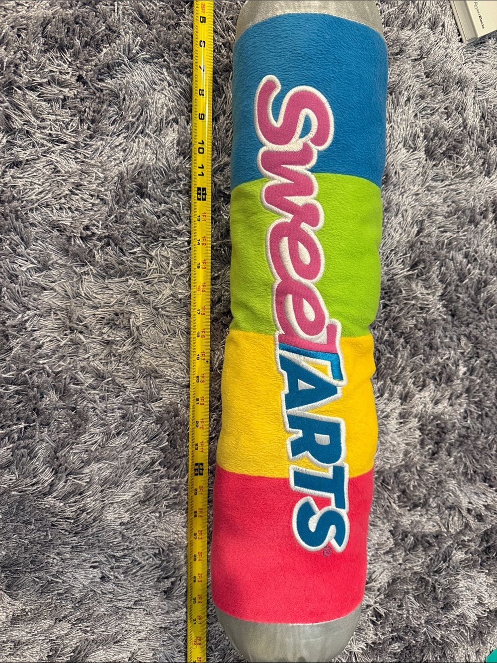 SweesTARTS Plush Bolster Pillow - Bright Multi